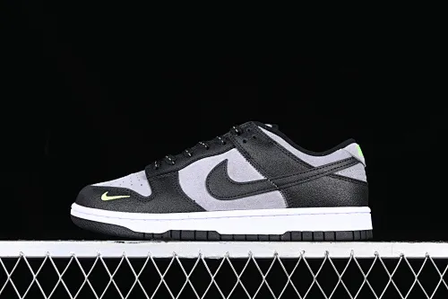 All categories Nk SB Dunk series Nk SB Dunk Low low-top sneakers Nk Dunk Low fluorescent green black gray small hook SB retro low-top sneakers FQ2205-001